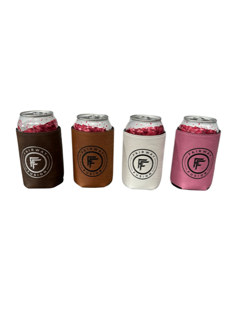 Magnetic Leather Regular Can Koozie