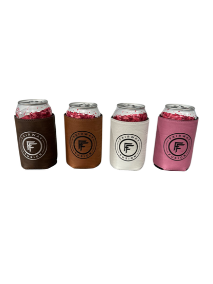 Magnetic Leather Regular Can Koozie