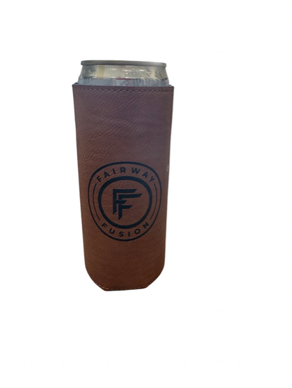 Magnetic Leather Tall Can Koozie